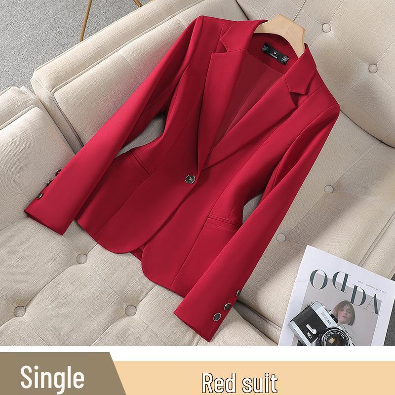 Women's 2025 Spring/Autumn Blazer - Fashionable Versatile Workwear