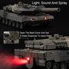 1:36 Leopard 2 Main Battle Tank Model Toy Alloy Die-cast Off-road Tanks Spray Version Models Collection Value Children's Gifts