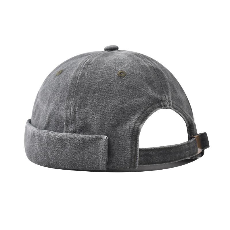 Waterwashed Denim Cap Men Street Style Unstructured Sun Protection Sunshade Summer