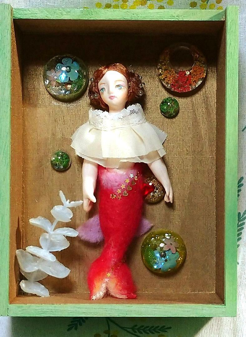 

[Б/У] Оригинальная кукла Личинка золотой рыбки Фигурка из полимерной глины Fairy Stone Original