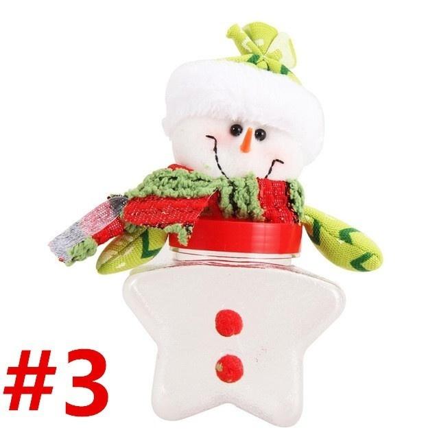 Weihnachtsmann Schneemann Rentier Süßigkeitenbox Babyparty Hochzeit Taufe Geburtstagsfeier Weihnachtsgeschenke Flasche für Kinder