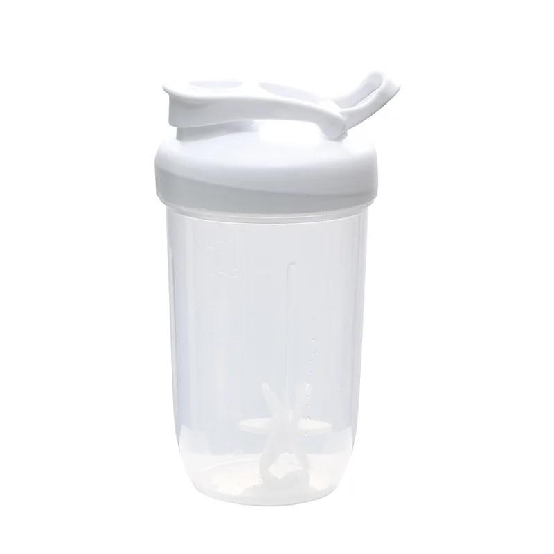 2025 New Portable 400ml Protein Powder Shaker Bottle Leak Proof Water Bottle for Gym Outdoor Fitness Training Sport Mixing Cup