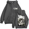 Anime Makunouchi Hajime No Ippo Zipper Hoodie Kamogawa Boxing Gym Men's Sweatshirt Oversized Fleece Vintage Popular Coats Male