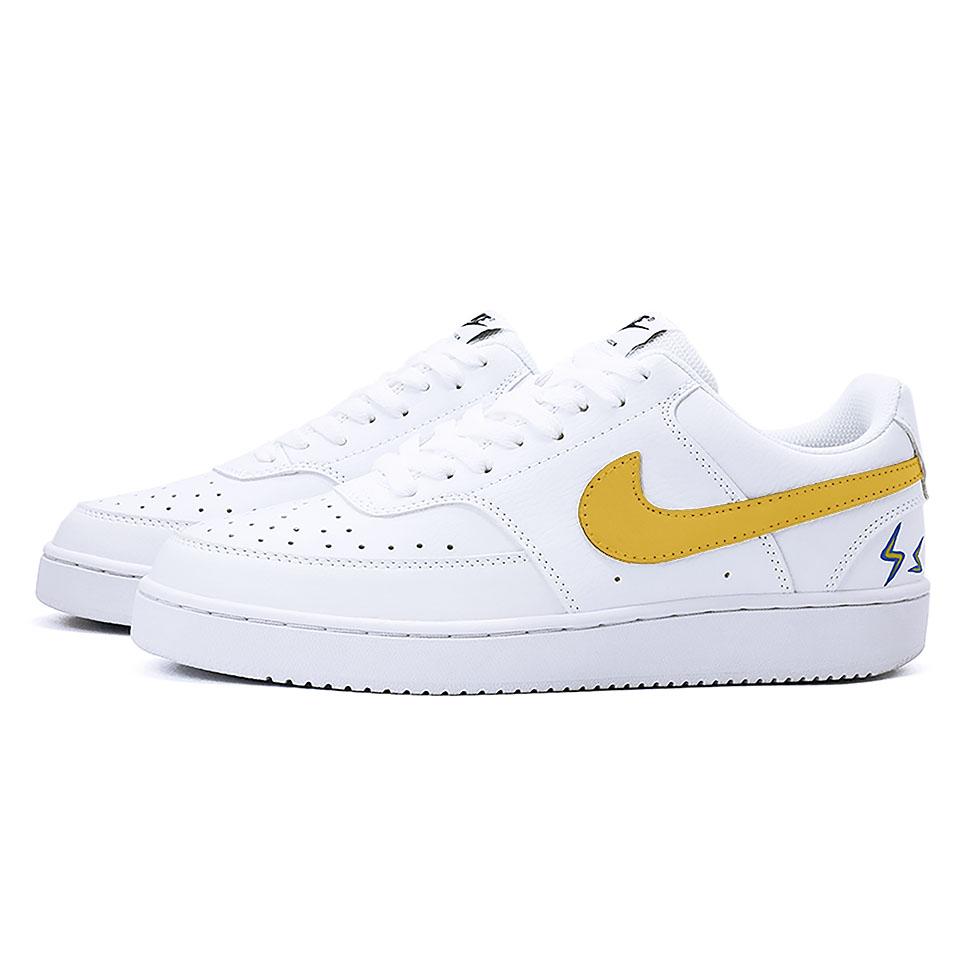 Nike Court Vision 1 Low Top Skateboard Shoes Unisex Yellow White Blue DH2987-101(team488-)