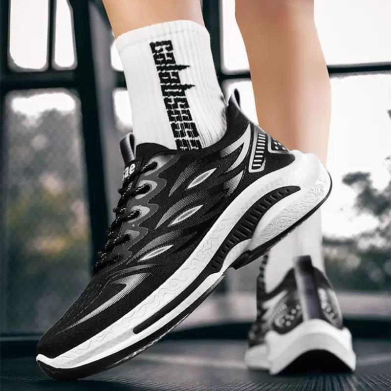 Air-cushion Men Sneakers Non Slip Breathable Gym Running Shoes Summer Fashion Mesh Platform Casual Sports Shoes Basketball Shoes