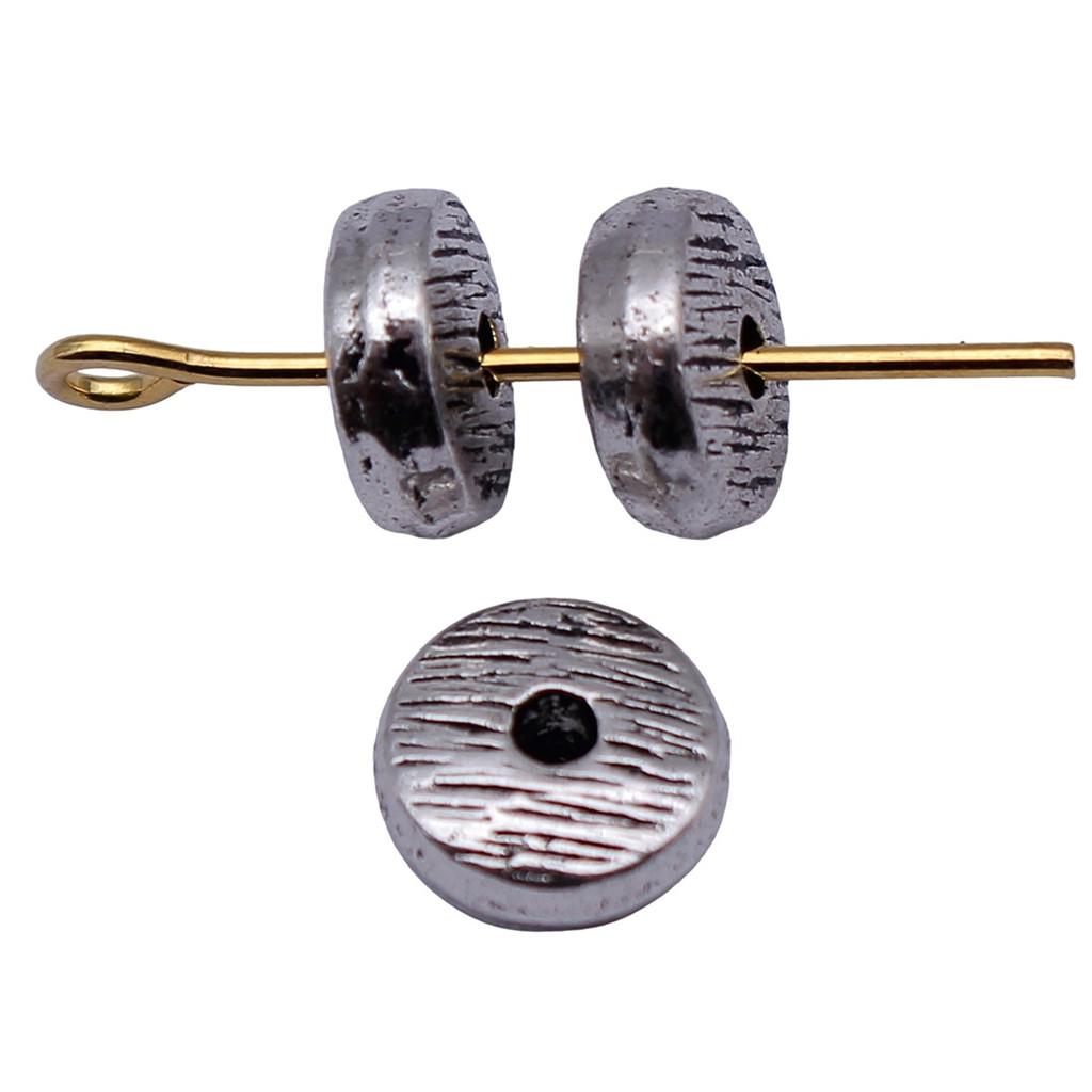 Multi Color Flower Edge Spacer Beads Metal Charms For Jewelry Making Accessories