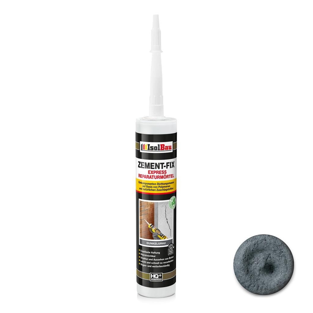 IsolBau Zement-Fix Repair and Sealing Mortar Dark Gray 1 x 300ml