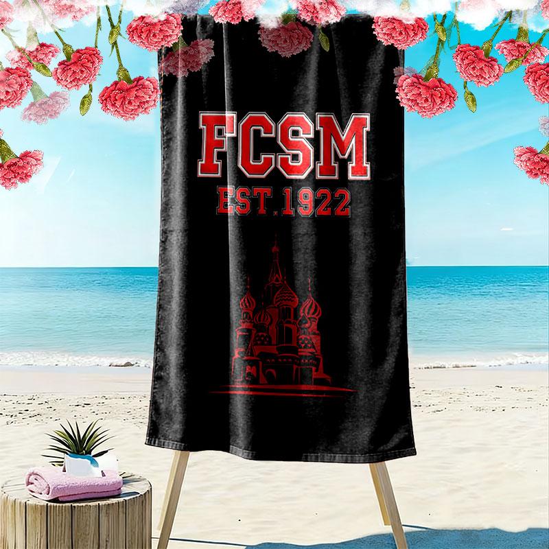 Spartak Moscow Might Print Beach Towel, Large Soft Quick Dry Towel for Beach Camping Swimming
