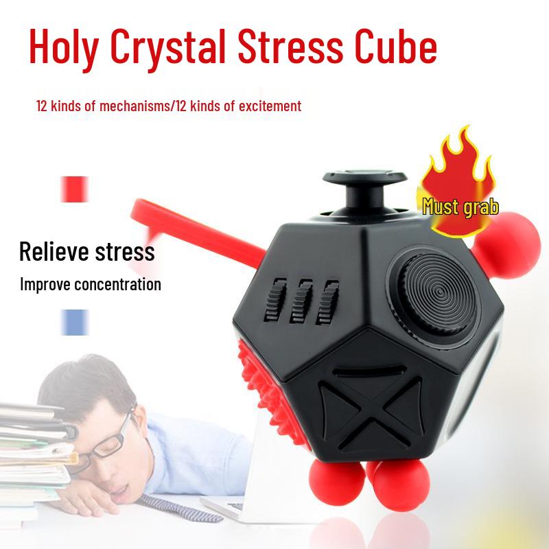Second Generation 12-Sided Stress Relief Decompression Magic Cube Toy