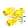 Crystal Glass Teardrop Beads 6x12MM Horizontal Hole for Handmade Jewelry DIY.