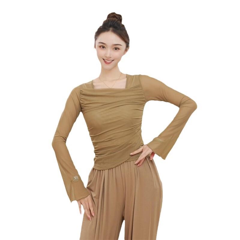 OEING Women's Classical Mesh Dance Top