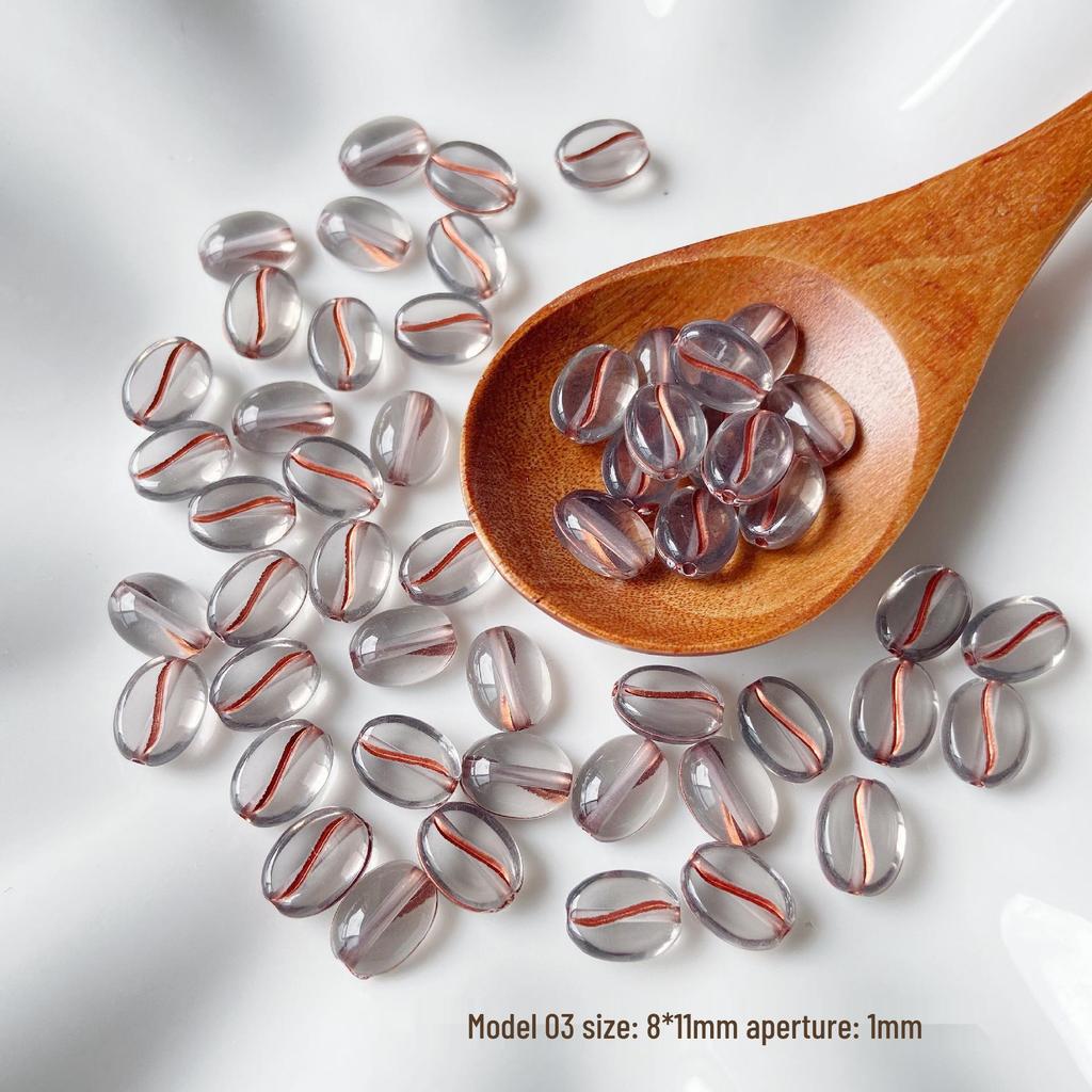 Czech-Style Coffee Bean Beads: DIY Jewelry Beading Supplies for Bracelets, Necklaces, Earrings