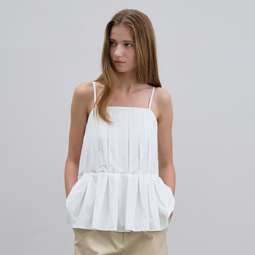 Nowood Swing Pleats Top (Ivory) Ivory/S