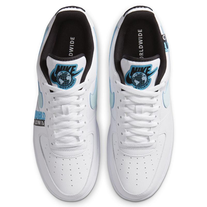 Nike Air Force 1 '07 LV8 'Worldwide Pack Glacier Blue' Sneakers CK6924-100