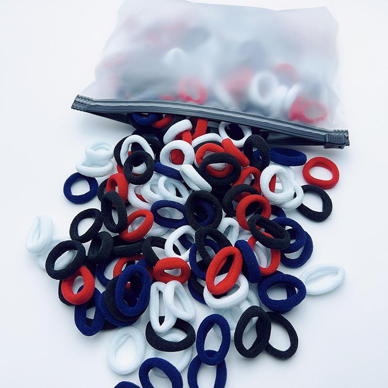 100 Stück elastische Haargummis für Kinder, Haarspangen, Haarbänder, Haaraccessoires für Mädchen, Haargummis, Haarspangen, Stirnbänder, Baby-Haaraccessoires