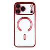 For iPhone 17 Pro Case Compatible with MagSafe Electroplated TPU Phone Cover with Lens Film