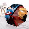1pc Superheroes Automatic Folding Umbrella, Durable Plastic & Iron, Lightweight for Outdoor Daily Use  012