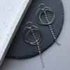 Circle Dropped Earring