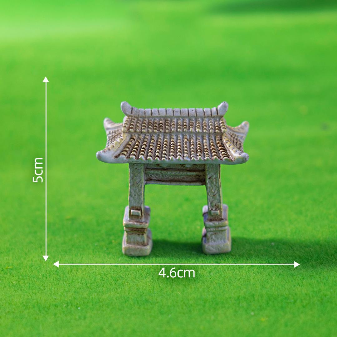 

Miniature Garden Decorative Wooden Board Stone Fence Small Bridge Landscape Model DIY Craft Accessory for Terrariums Fairy Gardens and Home Decor One Size