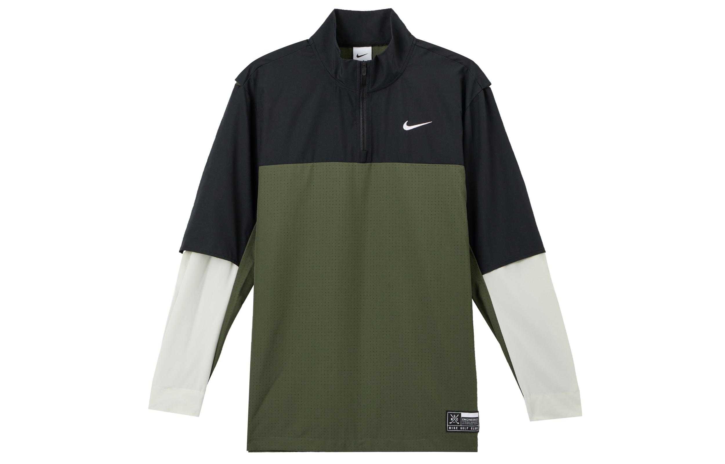 Nike Club Golf Dri Fit Одежда для гольфа Мужская Черный/Хаки Зеленый/Светлая Кость/Белый FQ1156-010 M