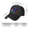 Psychedelic Grateful Day of the Dead Roses Skeleton Baseball Cap Fashionable Icon Designer Cap Mens Womens