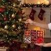 24Pcs/set Colorful Christmas Ball Ornament Set Plastic Christmas Hanging Ornaments  Home Decoration