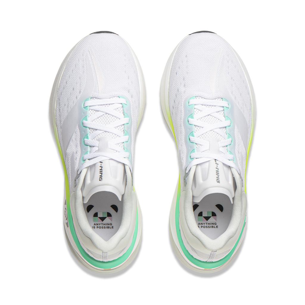 New LiNing Cushioning, Wear Resistant Low Top Casual Running Shoes Women's White ARHV014-20