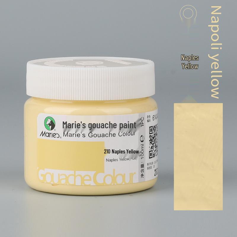 Mali Afwasbare Gouache Verf 100ml - Handgeschilderde Kleuren voor Kinderen en Studenten