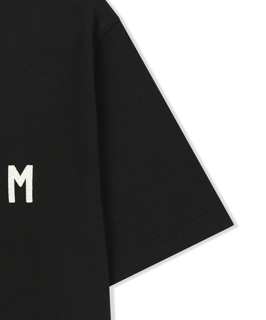 Mattengkim Applique Felt Logo Top In Black
