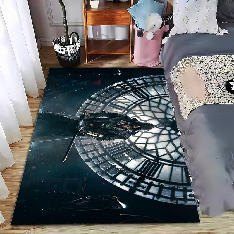 

Dark Knight Style Rug, Vintage Home Decor Suitable for use as an anti-slip game mat for living room and bedroom sofas 40x60cm( 15x23in )