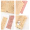 New soft cotton thin cup front zipper underwear women's jacquard without steel ring vest large size bra cover