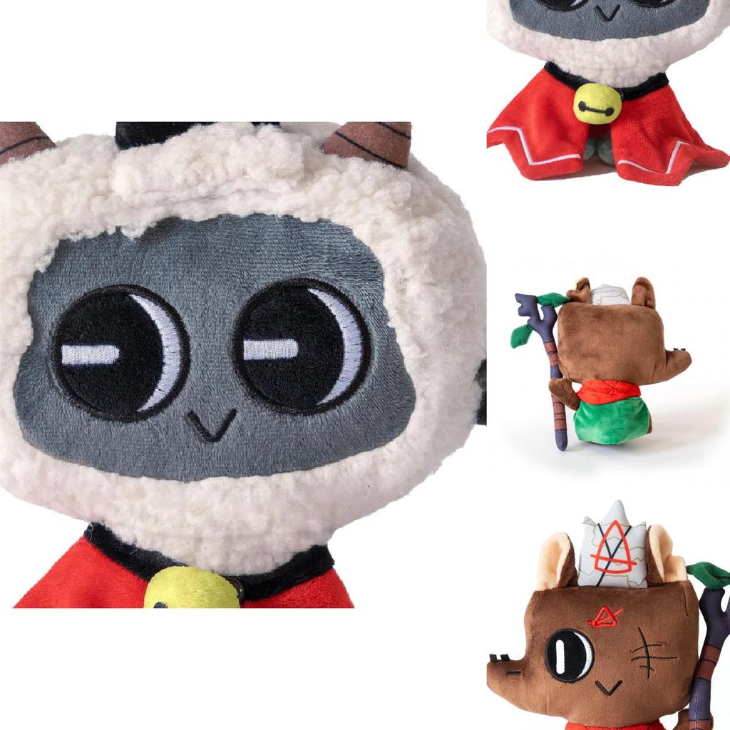 Charming Cult Of The Lamb Plush Doll Unique Animal Character For Fans Of All Ages