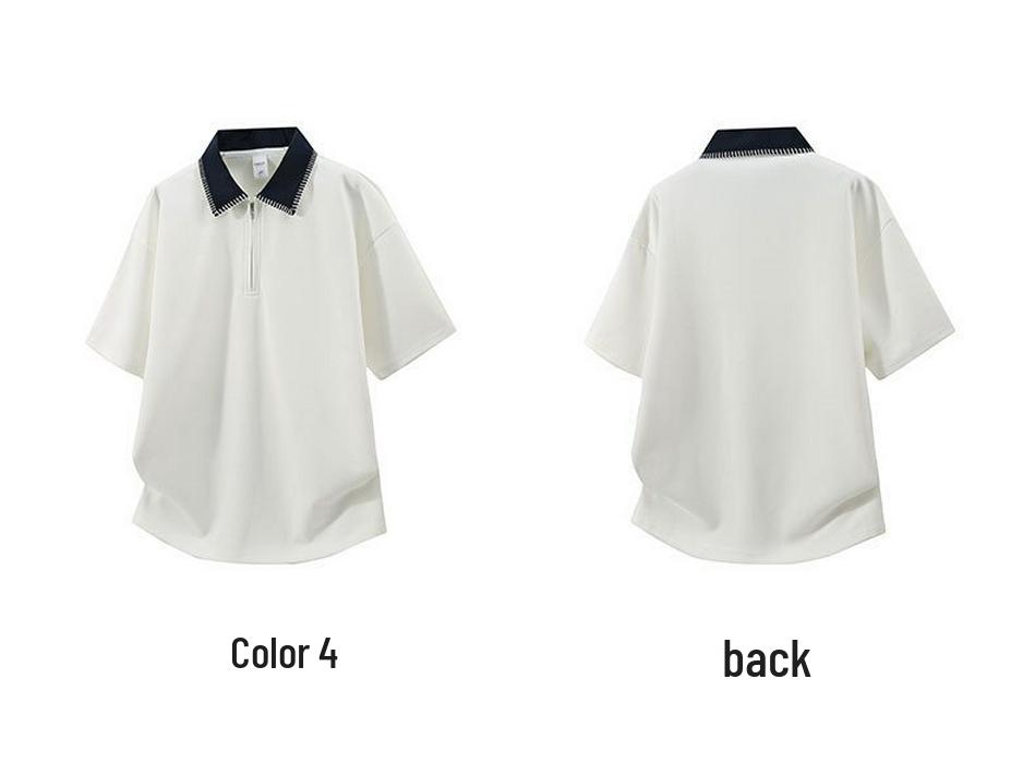 2022 Summer Men's Quick-Dry Ice Silk Polo Shirt
