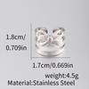 Stainless Steel Adjustable Open Ring - Colorfast Titanium Jewelry