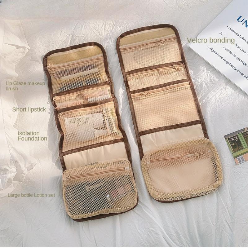 Portable Cute Girl Foldable Bear Portable Portable Portable Wash Bag Storage Bag Large Capacity Travel Makeup Bag Storage Bag