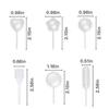 50/100 Stück Plastikpipetten 4 ml Cupcake-Pipetten Transfer Squeeze Tropfer Geeignet für Schokoladen-Cupcakes Erdbeeren Eis