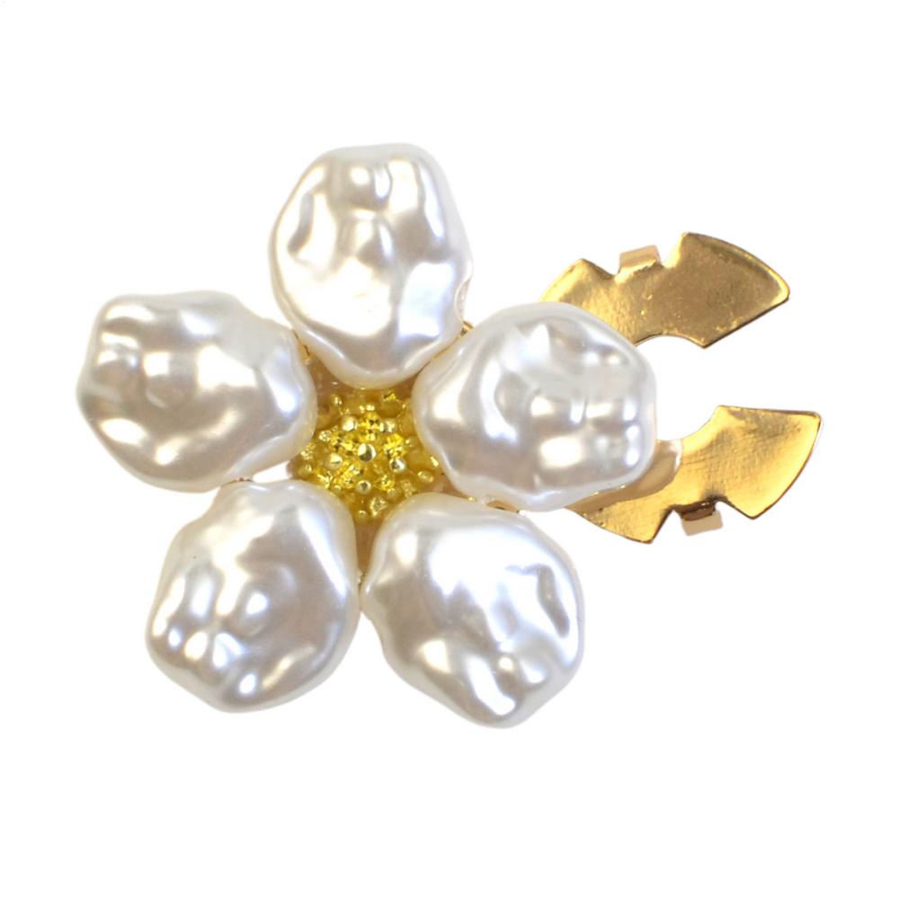 

Button Covers For Blouses Faux Pearl Alloy Flower Elegant Home Supplies Decorative Button Covers For Formal Banquet Occasions