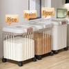Food Grade Sealed Rice Storage Box - Insect & Moisture-Proof, Large Capacity for Grains & Cereal