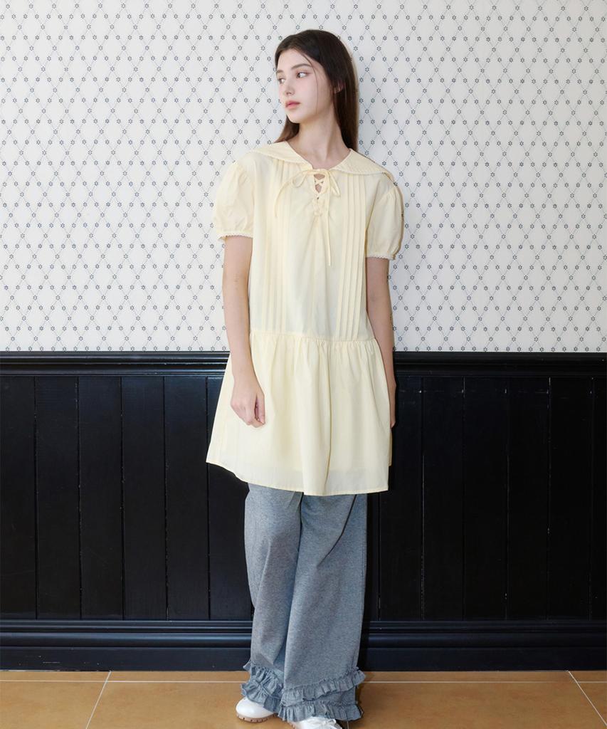 Alkialka Sailor Dress (Butter)