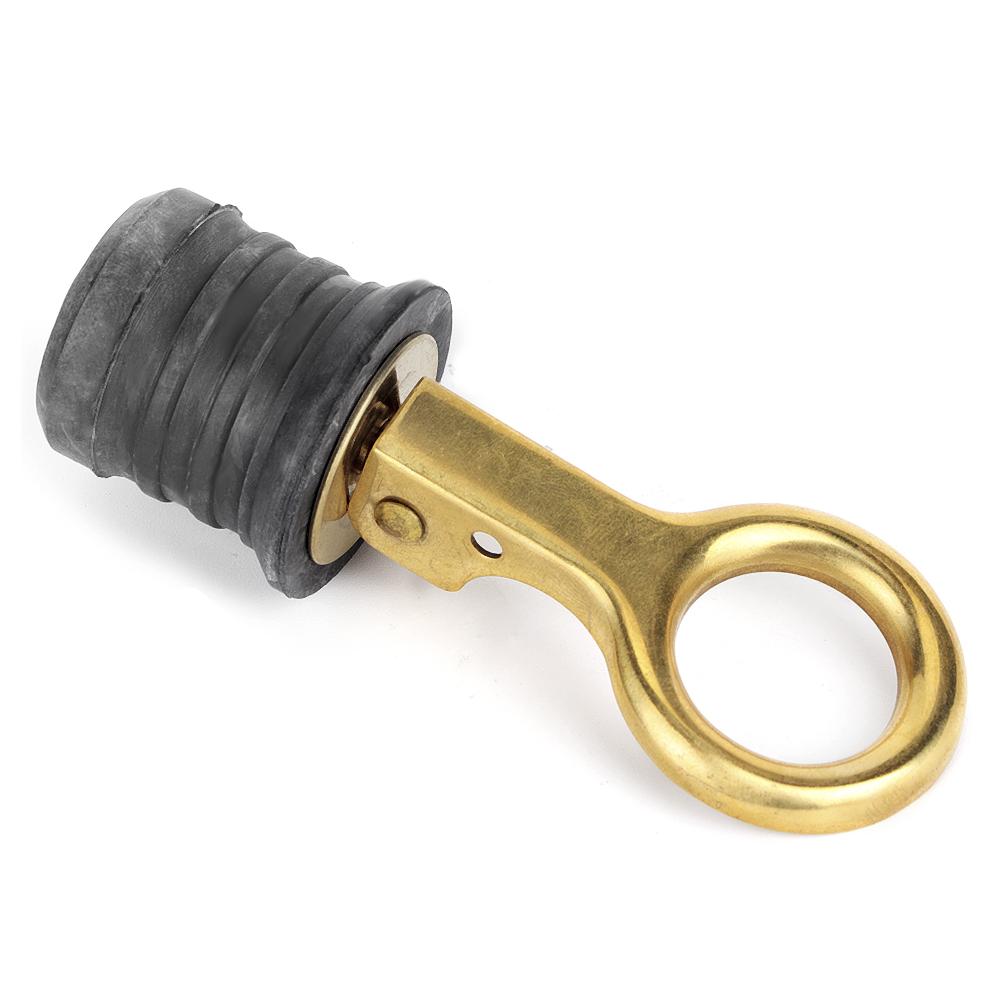 Brass Rubber Snap Tight Boat Drain Plug Marine Boat Accessories for 1 1   4in Holes