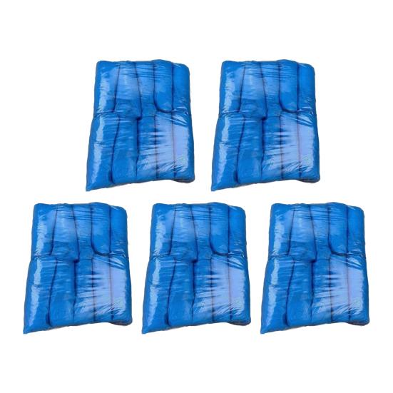 100/200/300/400/500Pcs Disposable Shoe Cover Non-Slip Thick Waterproof Boot Cover Men Women Elastic Indoor Floor Protection Dustproof Shoe Cover