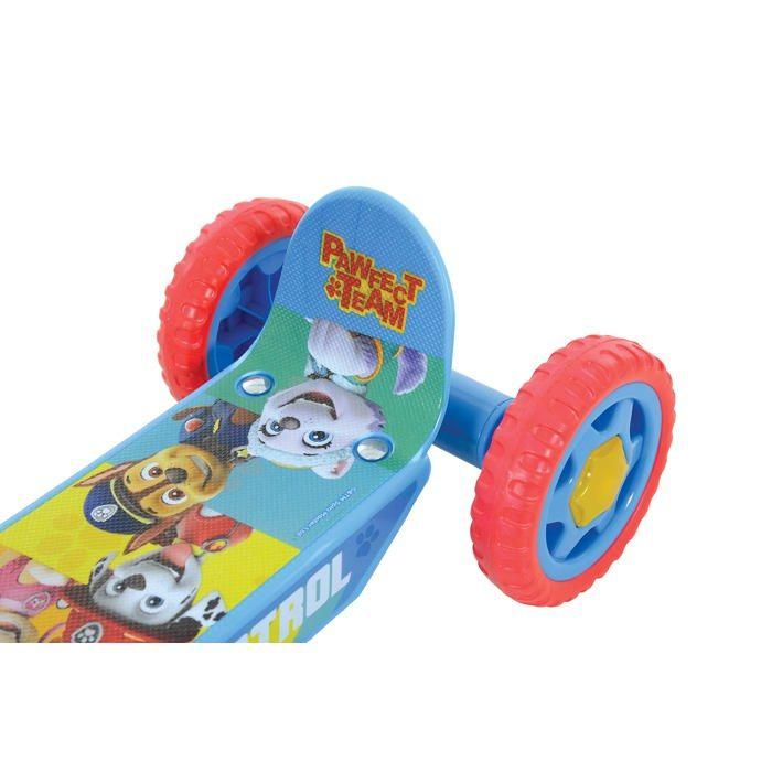 Trottinette Deluxe à trois roues - Paw Patrol - Multicolore - Hauteur de guidon réglable - Cadre en acier