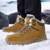 Winter-Samt-Sport-Baumwollschuhe in großer Größe für Herren, warme Schneestiefel, Outdoor-Wanderschuhe, Kaltwetter-Schuhe