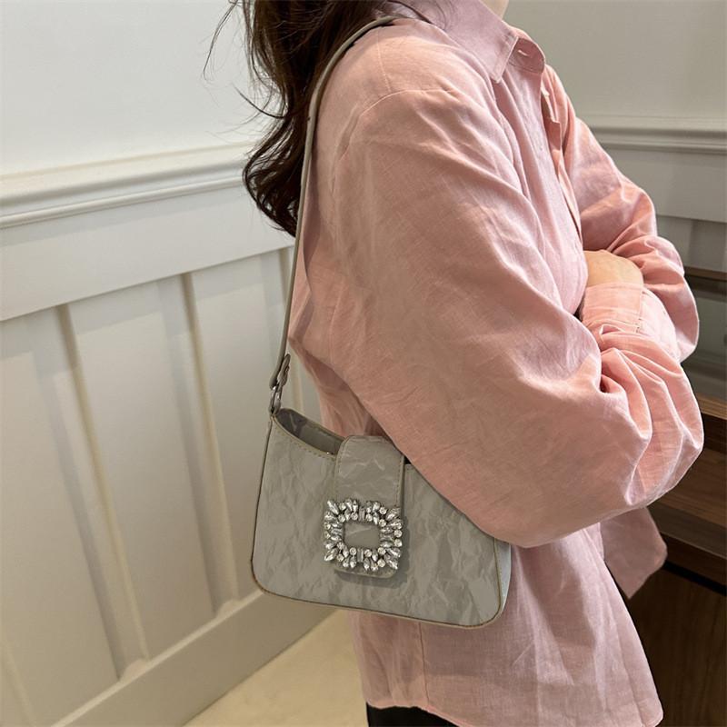 Elegant Summer Fashion Shoulder Bag 2024 Trendy Small Square Bag For Women Daily Use