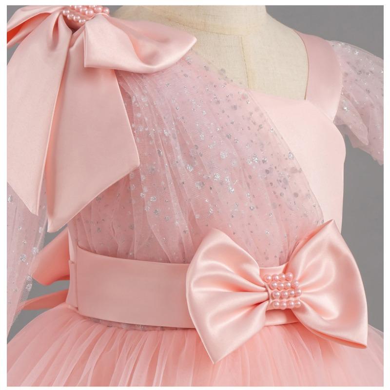 Little Girls Puffy Tulle Princess Dress Birthday Party Formal Dress