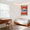 Vintage Texaco Metal Tin Sign Distressed Aged Retro Roadside Sign for Bar Pub Home Cafe Wall Decor 12x18 Inch