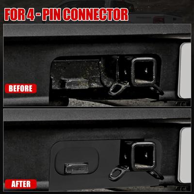 Rear Bumper Cover Plate PP Rear Bumper Hitch Surround Cover Protection Panel Replacement For Maverick 2025-2025 with Connector