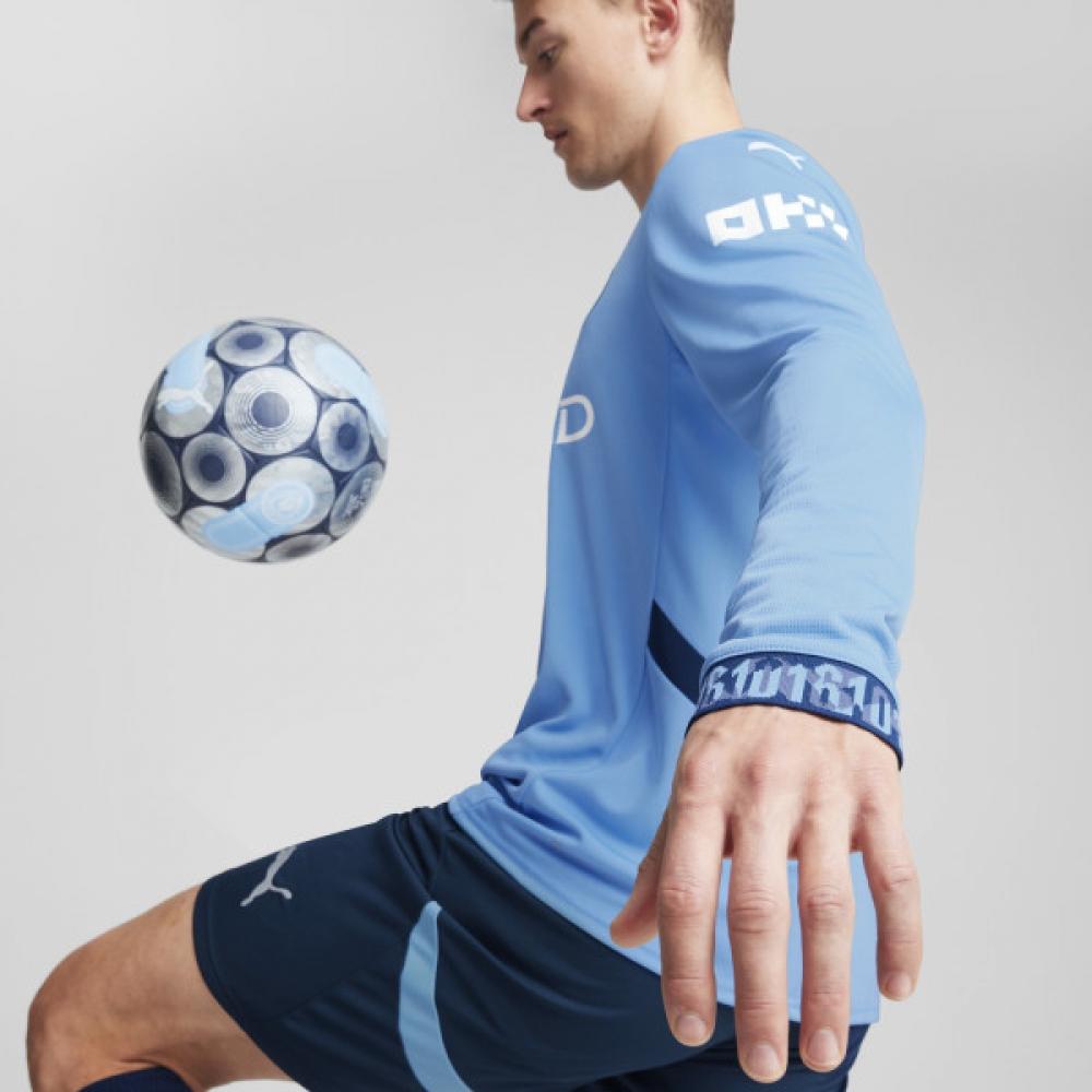 Puma Official Mcfc Home Long Sleeve Replica Jersey