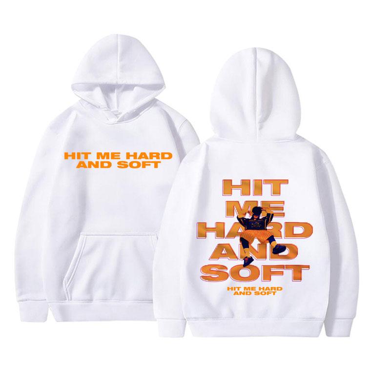 Hit Me Hard and Soft Tour 2024 Mikina s oboustranným potiskem Pánská Dámská Hip Hopová Móda Pulovr Pánská Ležérní Oversized Streetwear