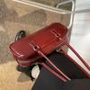 Retro Commuter Shoulder Bag Women's  New High Quality Soft Leather Underarm Bags Elegant Red Bride Bag Wedding Handbags